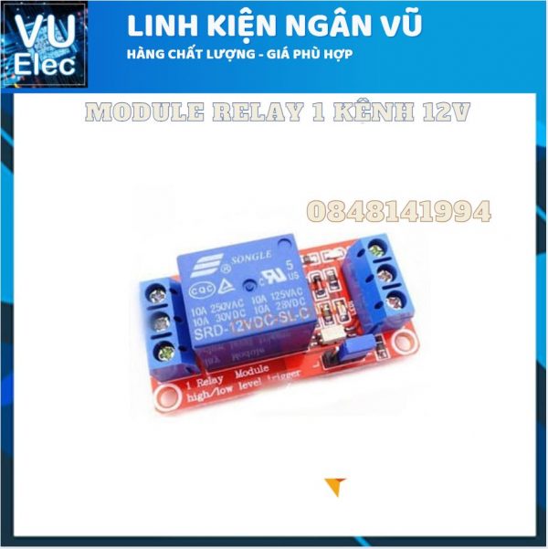 relay 1 kênh 12v